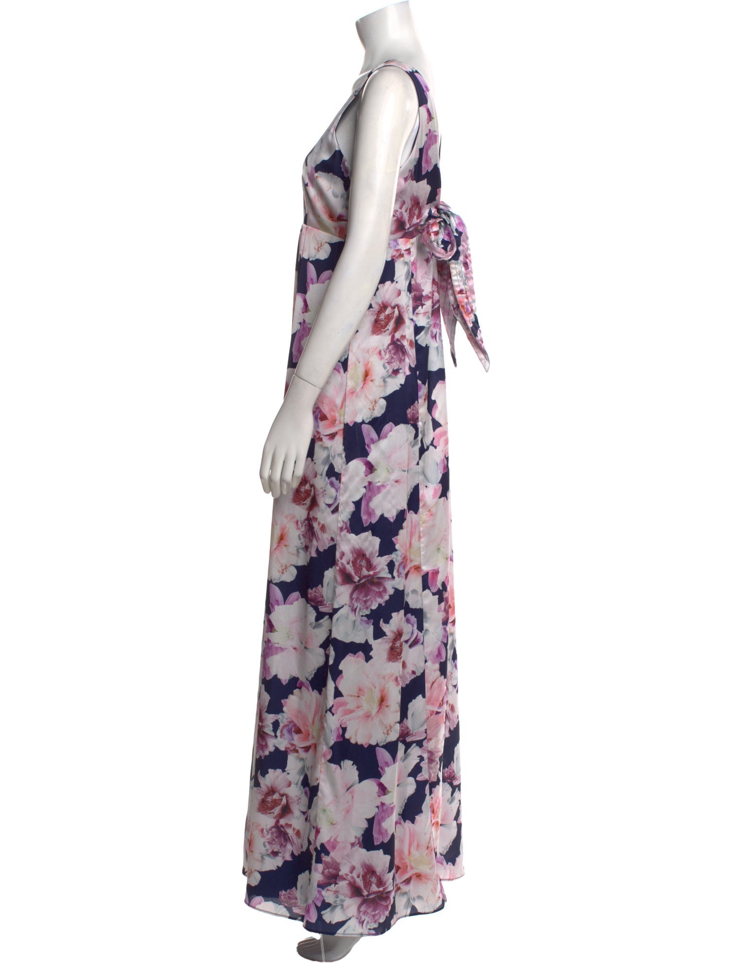Cynthia Rowley Floral Print Long Dress