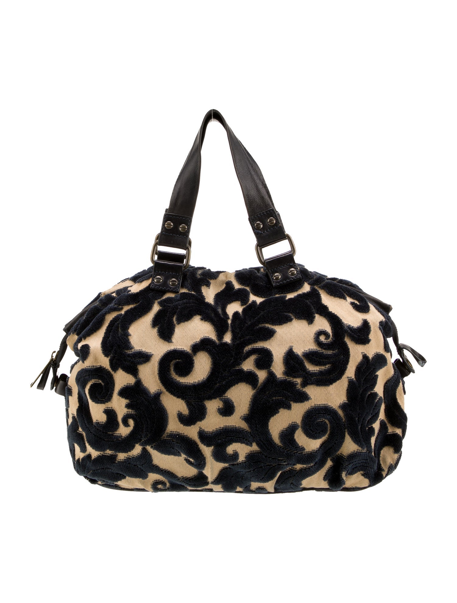 Cynthia Rowley Velvet Top Handle Bag