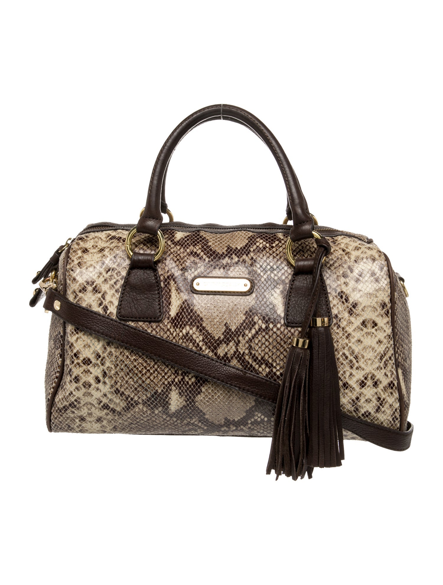 Cynthia Rowley Snakeskin Top Handle Bag