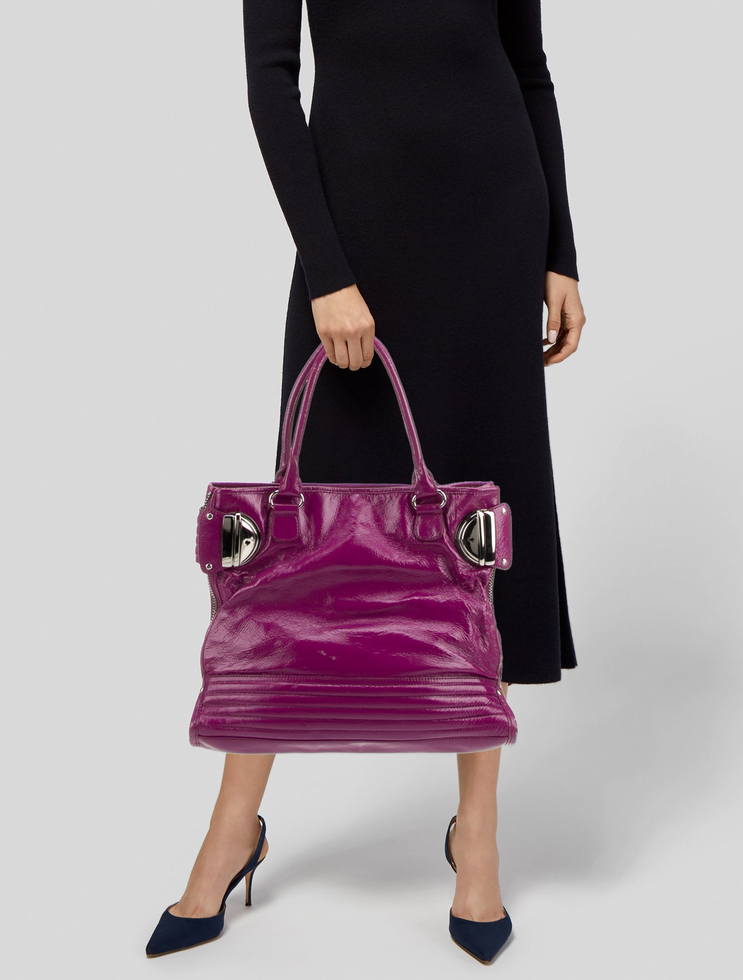 Cynthia Rowley Patent Leather Tote