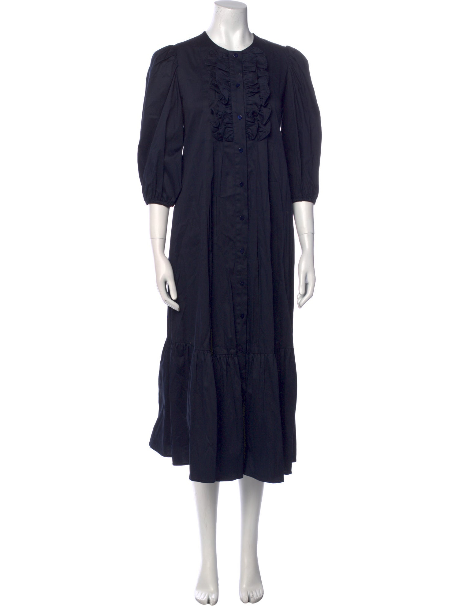 Cynthia Rowley Crew Neck Long Dress