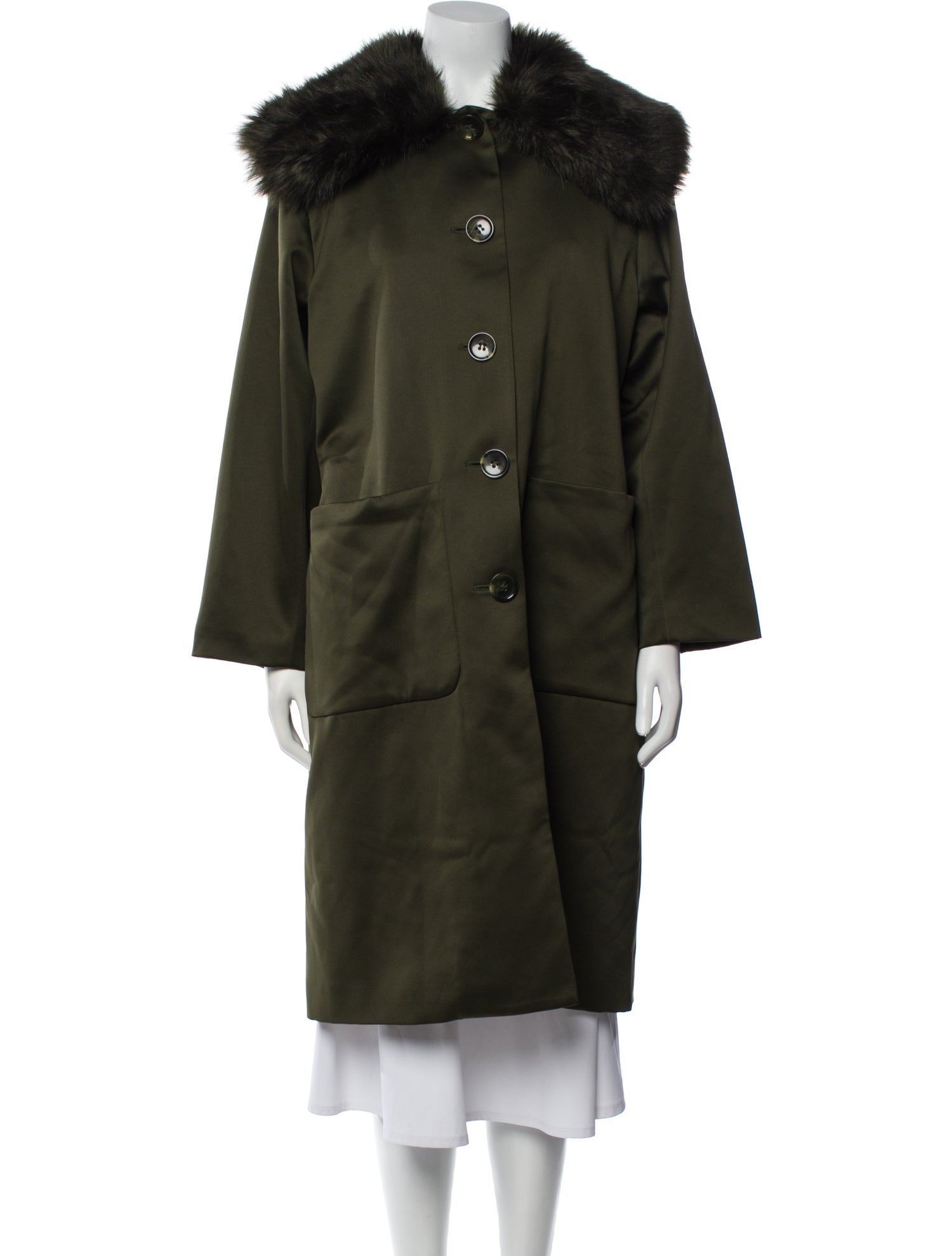 Cynthia Rowley Faux Fur Coat