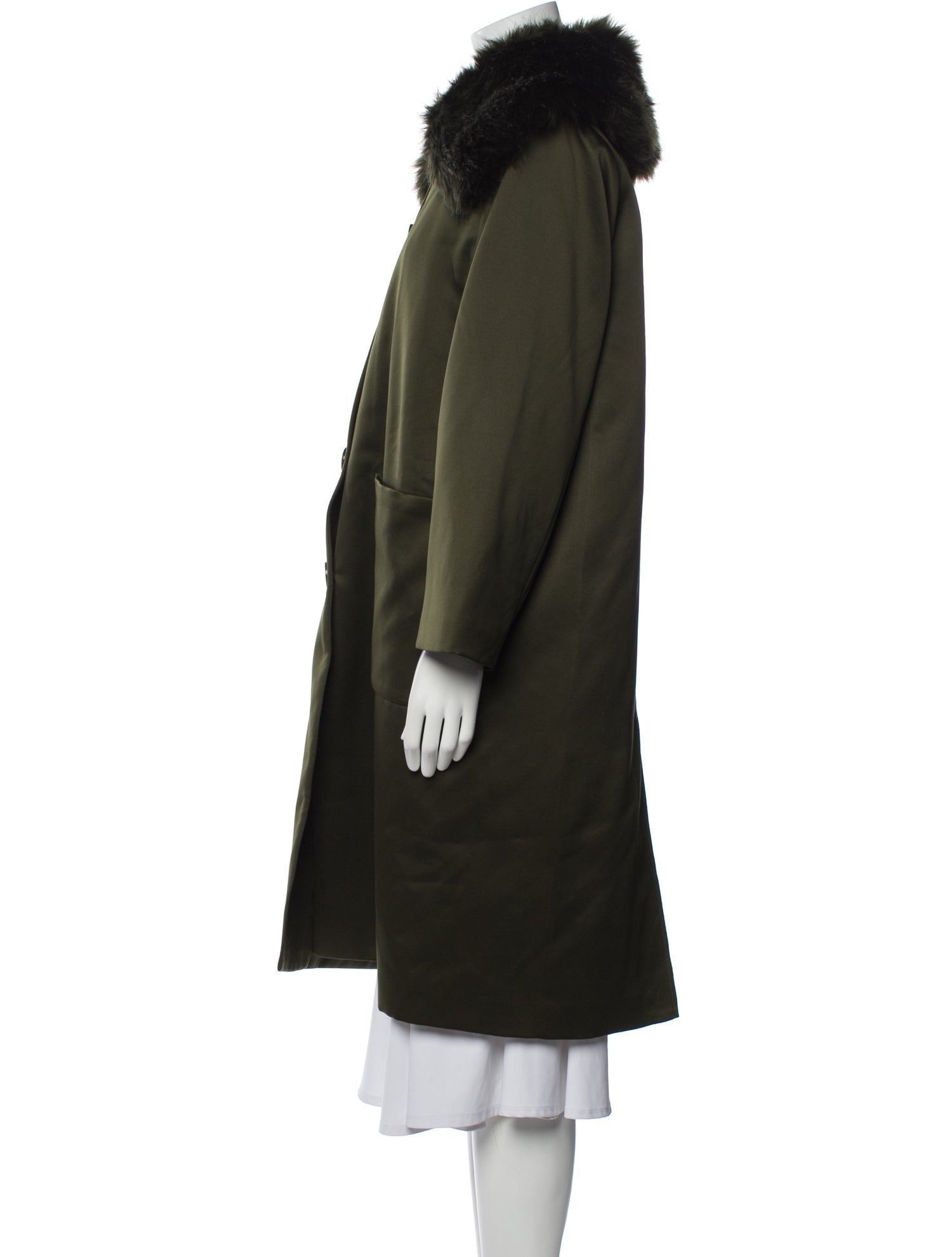 Cynthia Rowley Faux Fur Coat