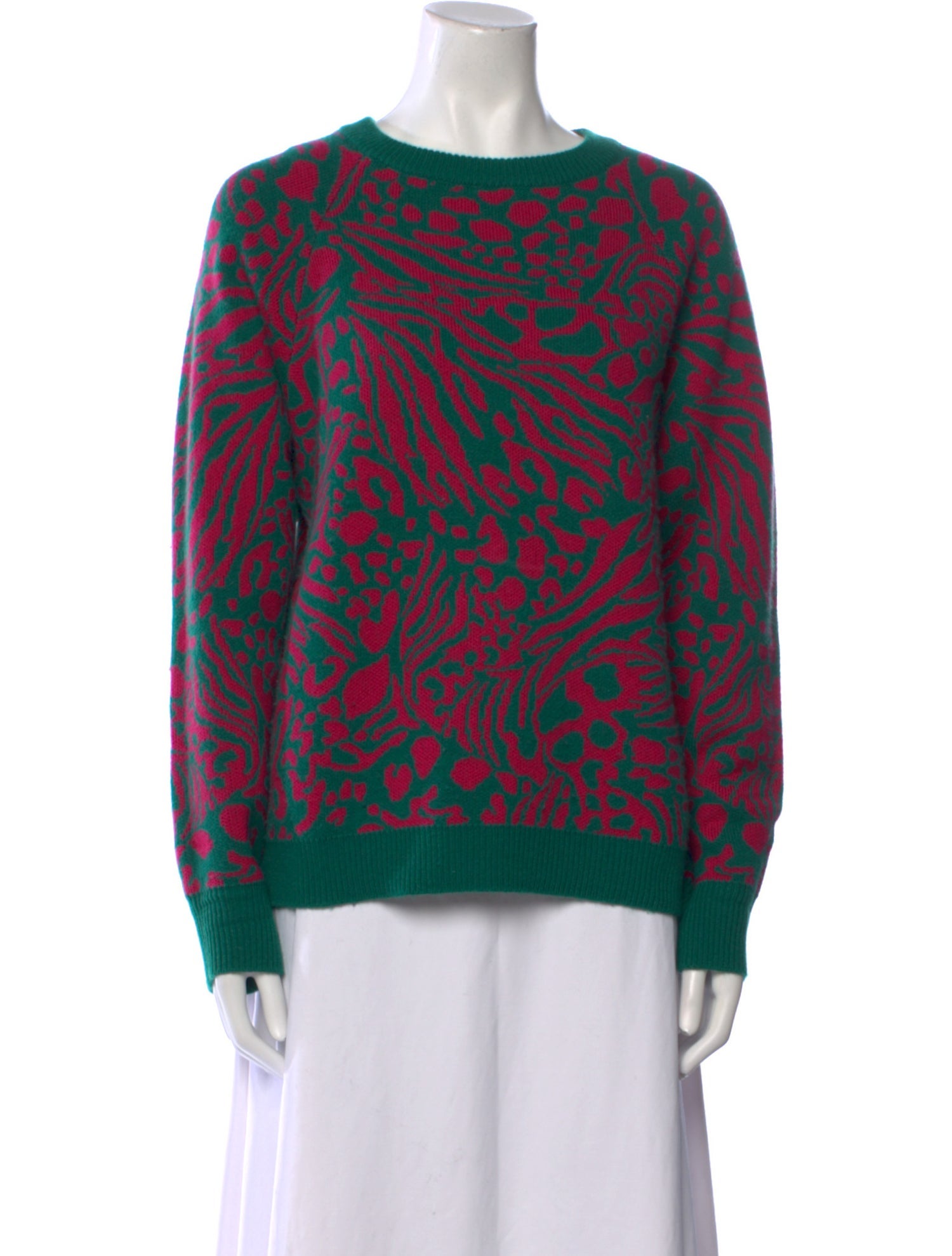 Cynthia Rowley Wool Printed Sweater