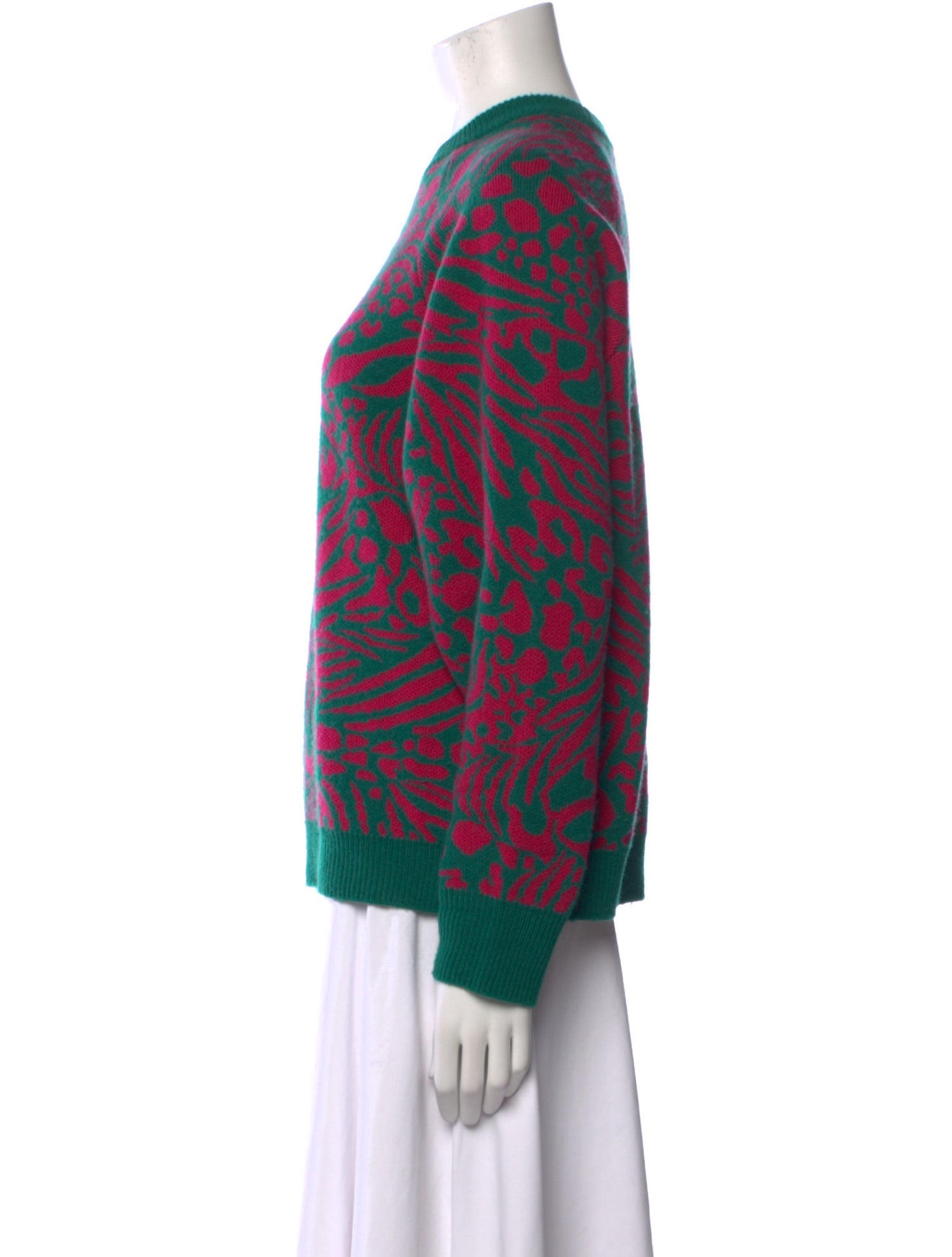 Cynthia Rowley Wool Printed Sweater