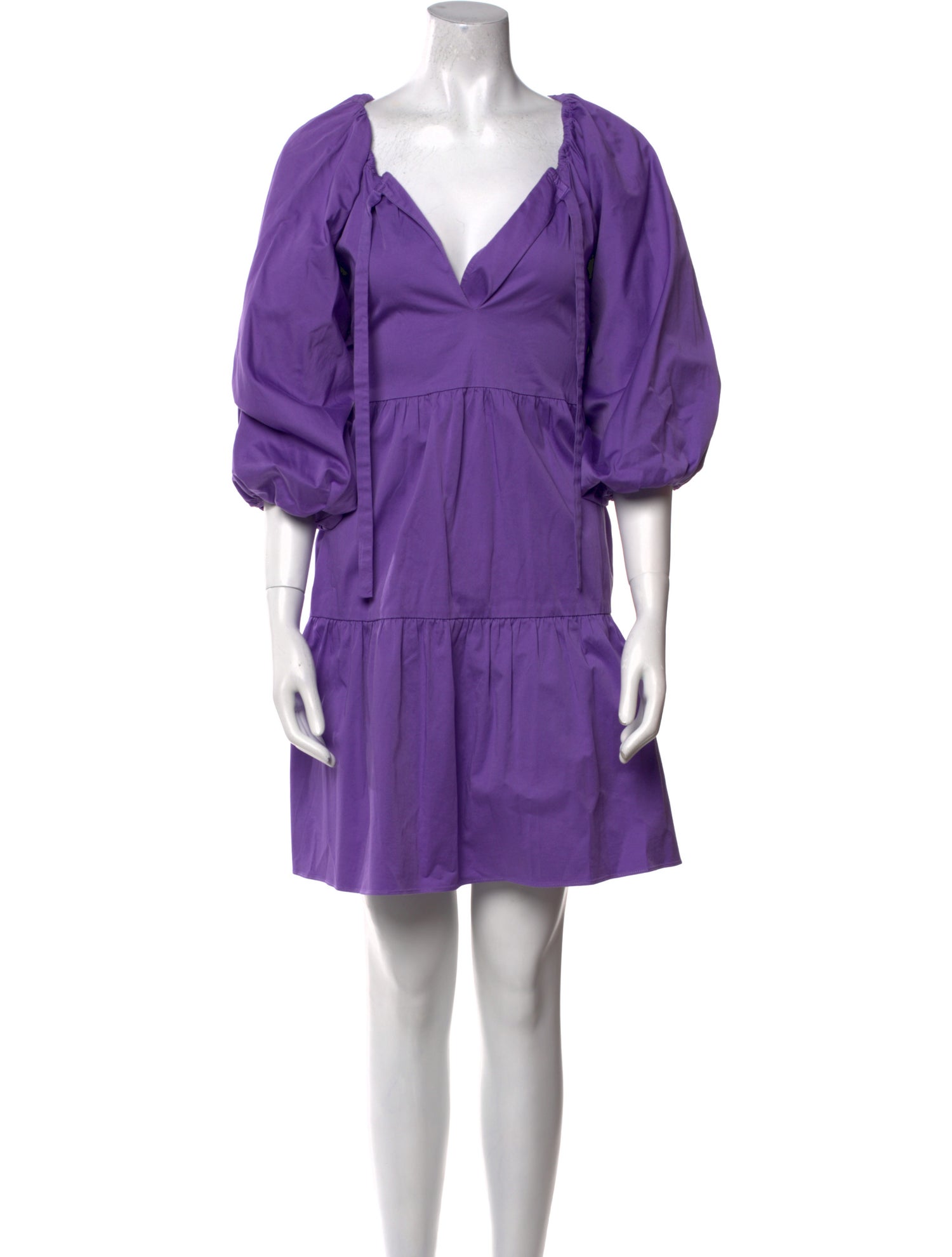 Cynthia Rowley V-Neck Mini Dress