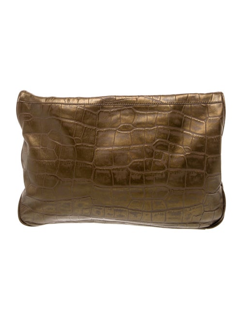 Cynthia Rowley Embossed Leather Clutch
