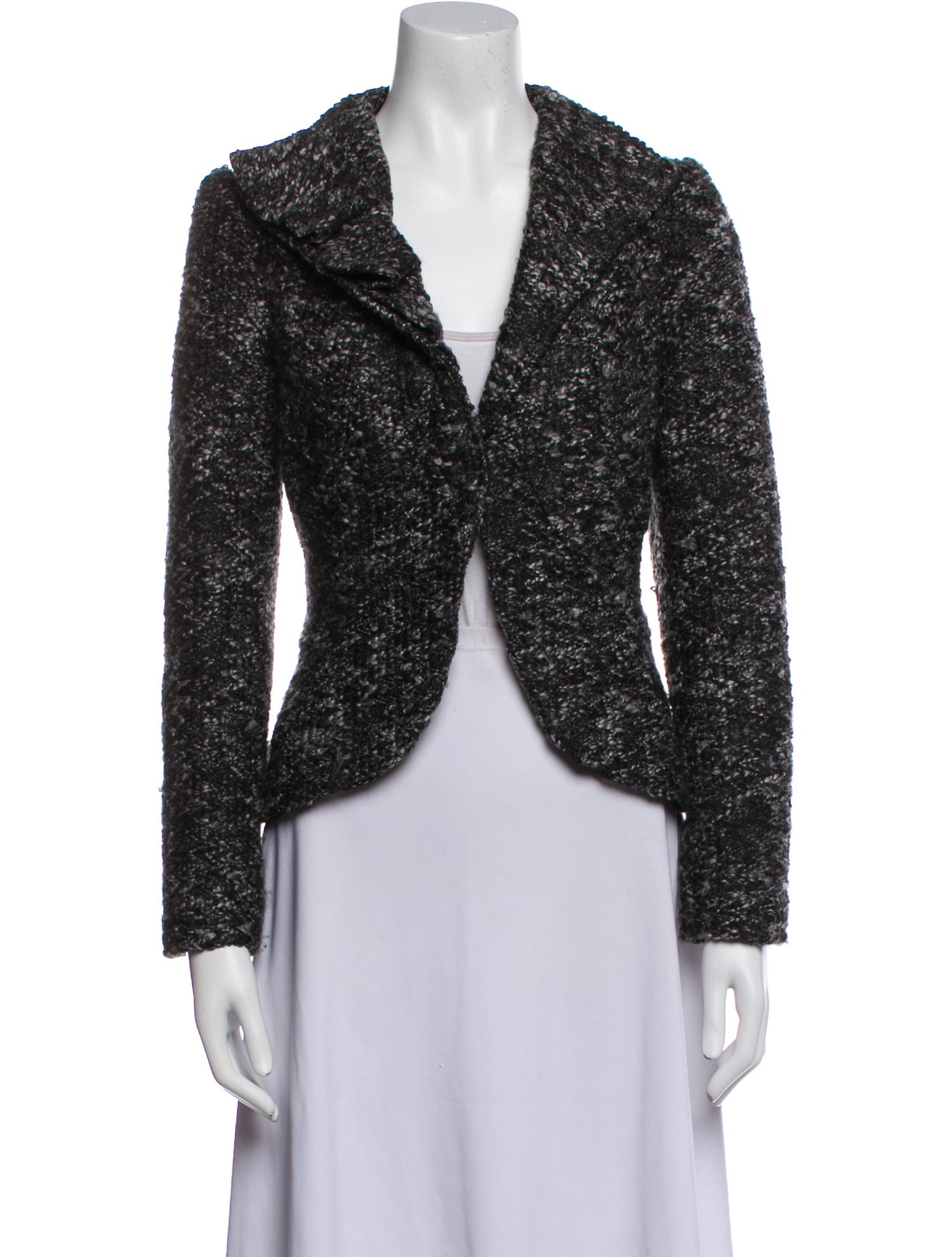 Cynthia Rowley Tweed Pattern Evening Jacket