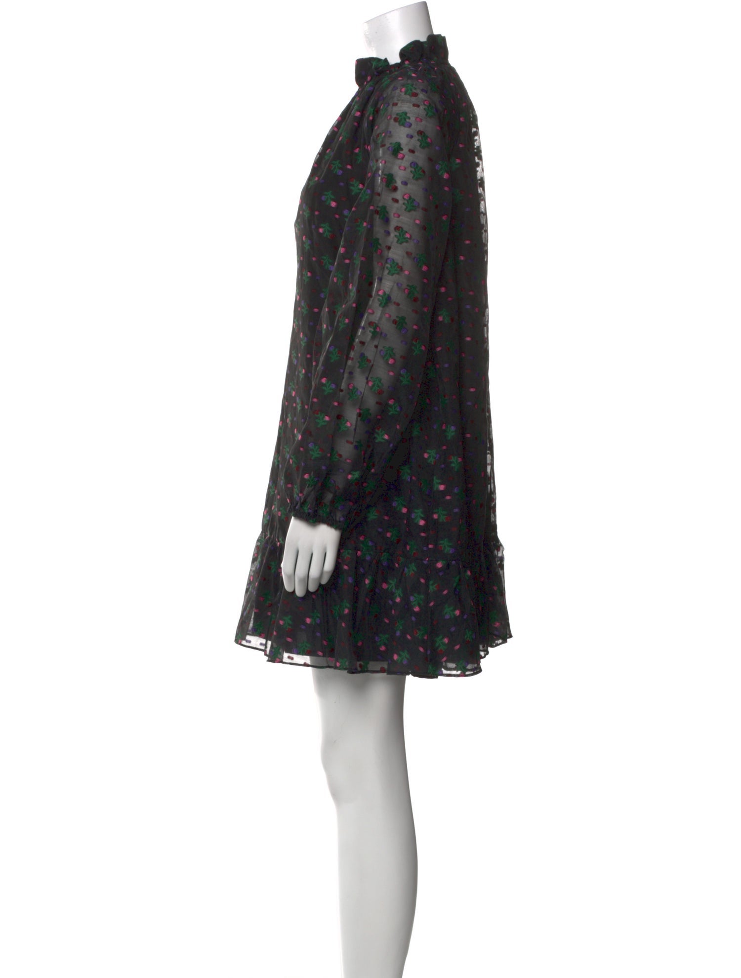 Cynthia Rowley Floral Print Mini Dress