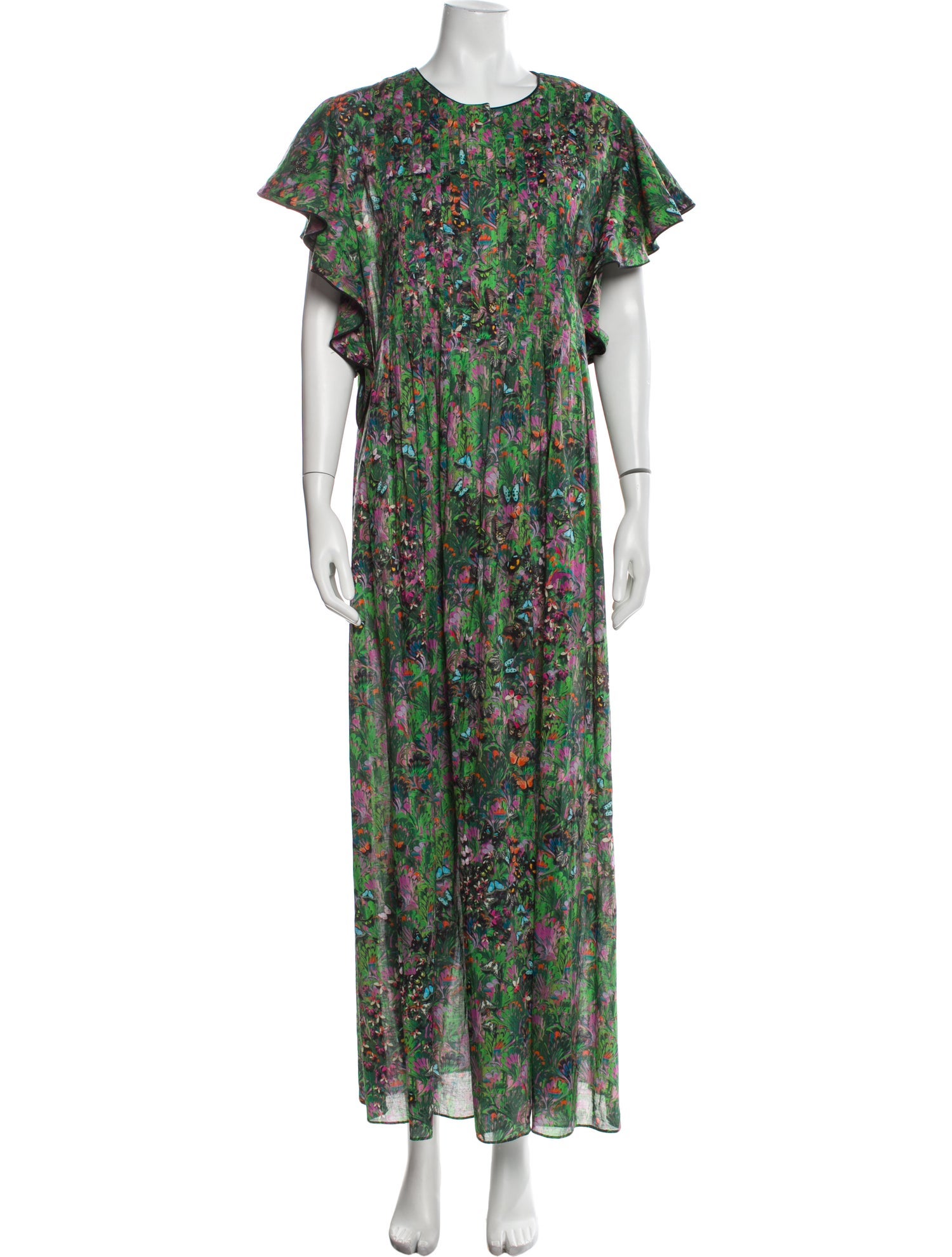 Cynthia Rowley Floral Print Long Dress