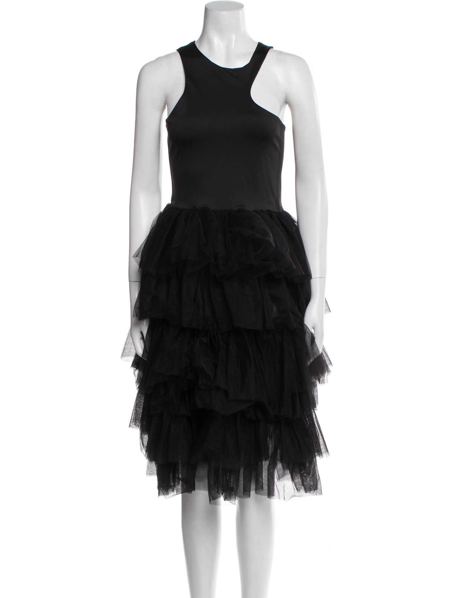 Cynthia Rowley Scoop Neck Midi Length Dress