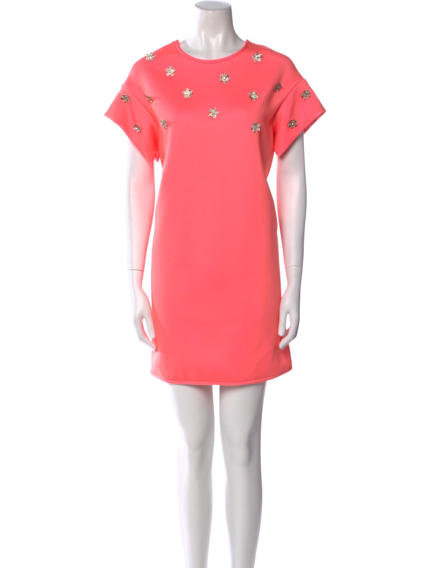 Cynthia Rowley Crew Neck Mini Dress