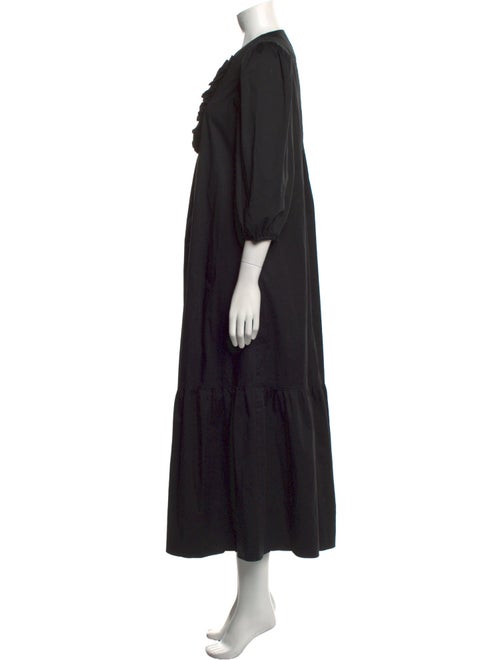 Cynthia Rowley Crew Neck Long Dress
