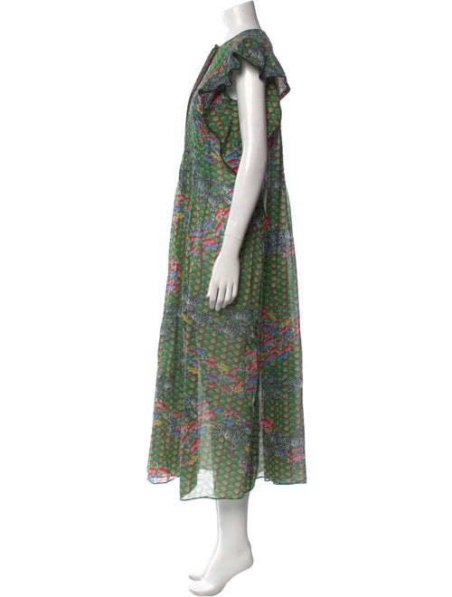 Cynthia Rowley Floral Print Long Dress