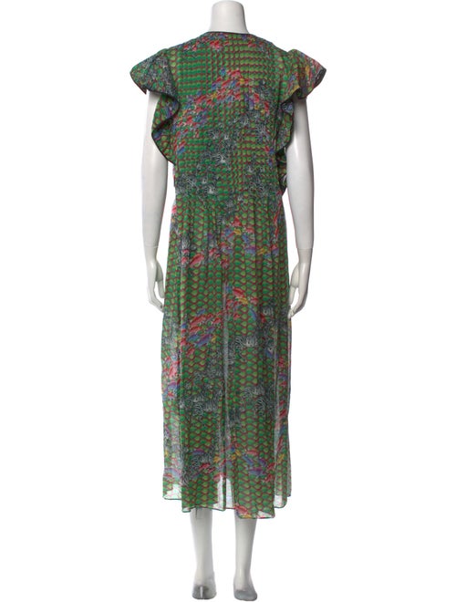 Cynthia Rowley Floral Print Long Dress