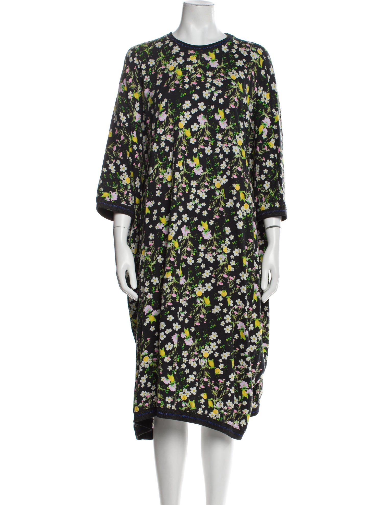 Cynthia Rowley Floral Print Midi Length Dress