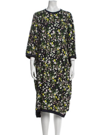Cynthia Rowley Floral Print Midi Length Dress