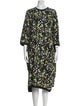 Cynthia Rowley Floral Print Midi Length Dress