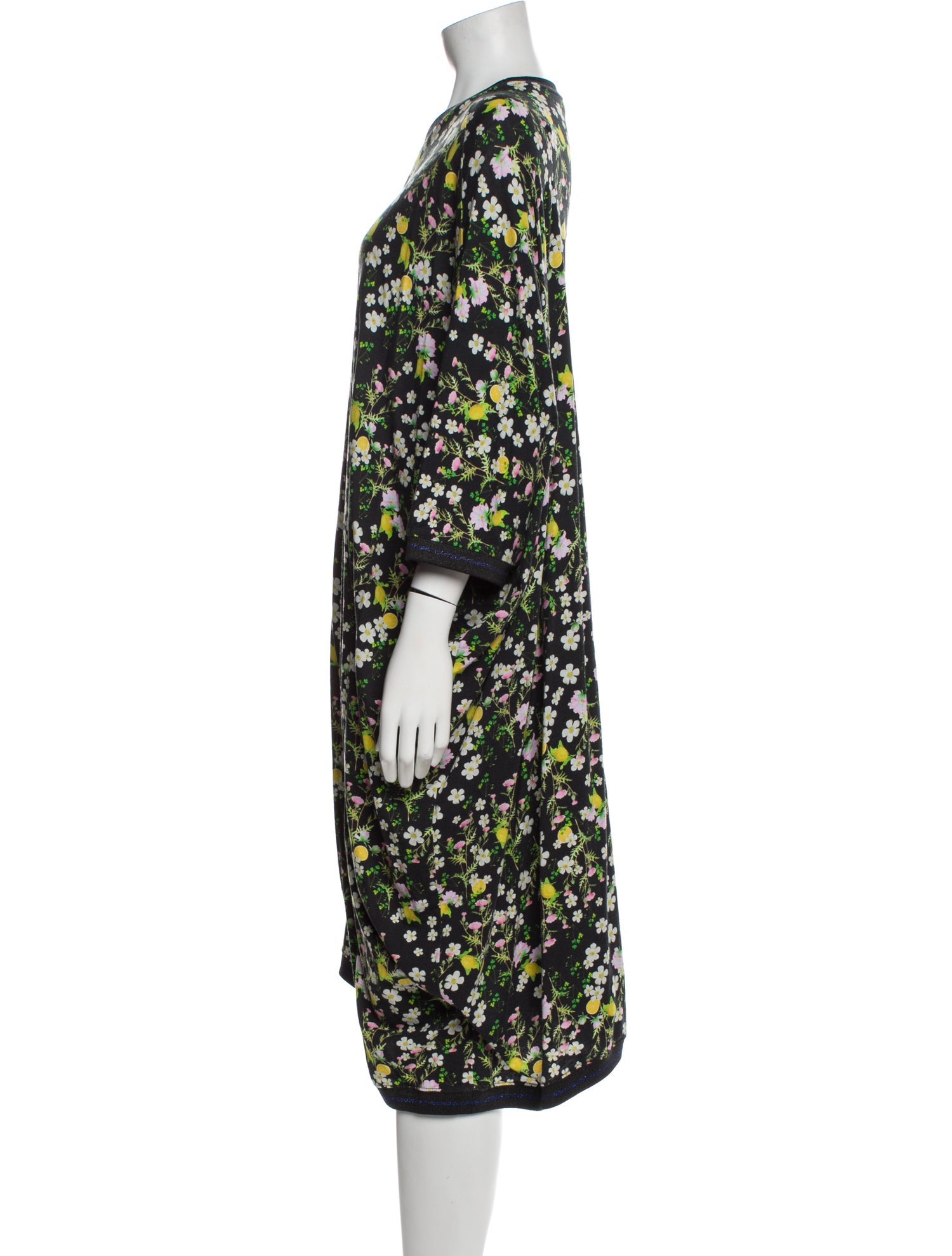Cynthia Rowley Floral Print Midi Length Dress