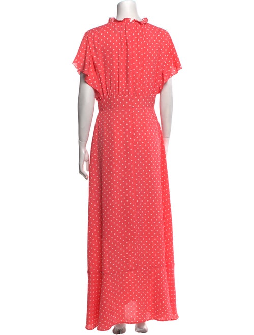 Cynthia Rowley Polka Dot Print Long Dress