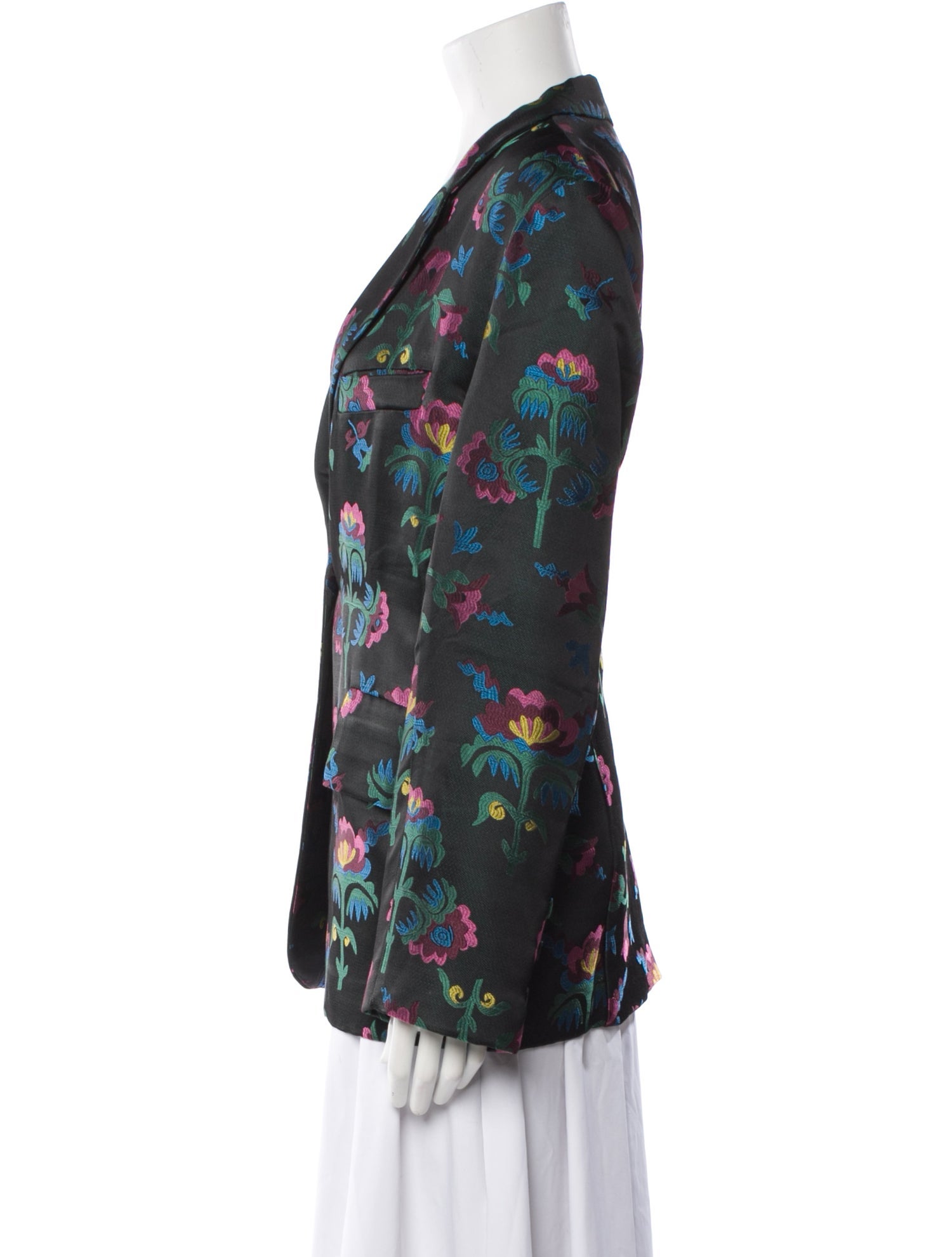 Cynthia Rowley Floral Print Blazer