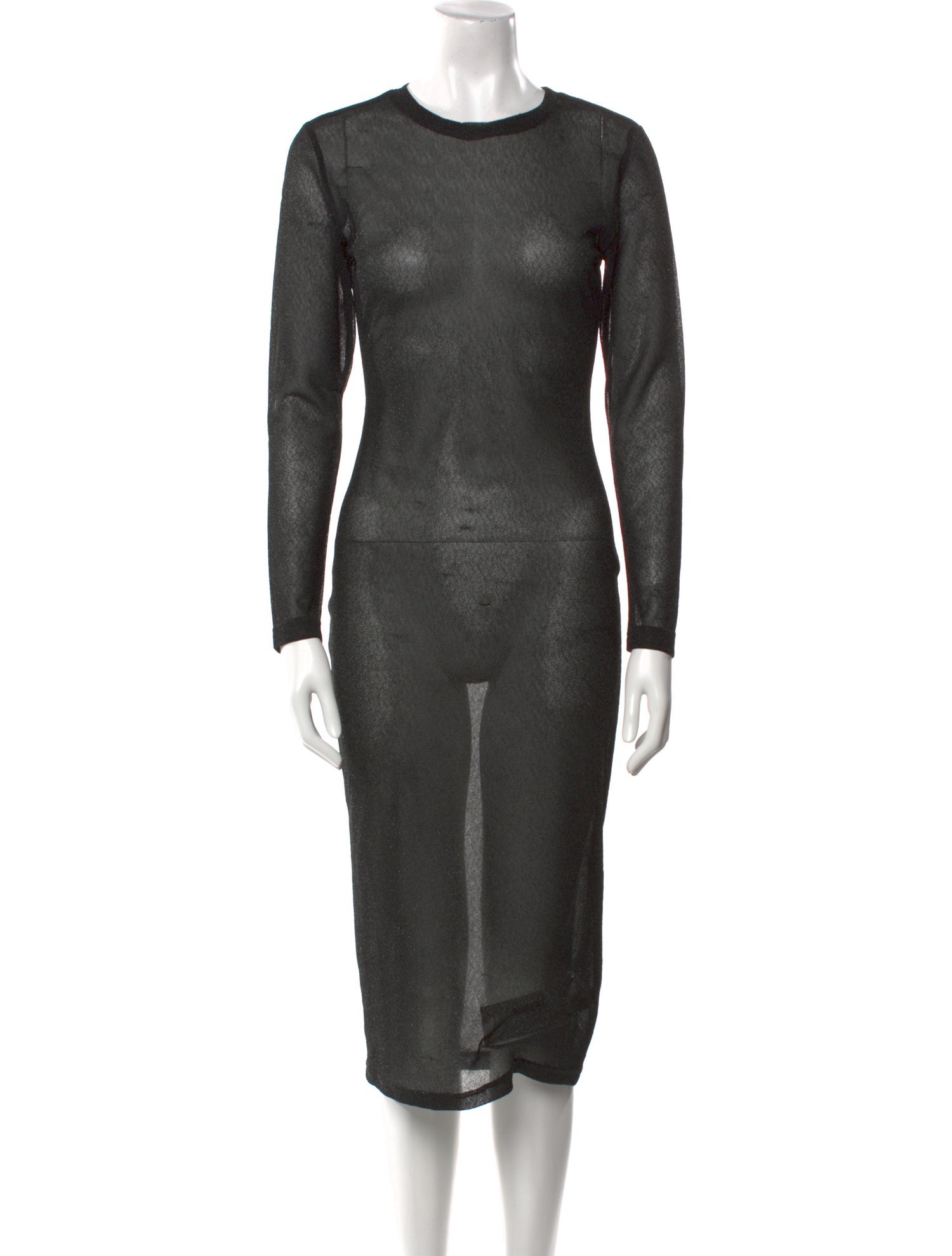 Cynthia Rowley Crew Neck Midi Length Dress