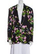 Cynthia Rowley Silk Floral Print Blazer