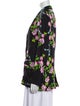 Cynthia Rowley Silk Floral Print Blazer