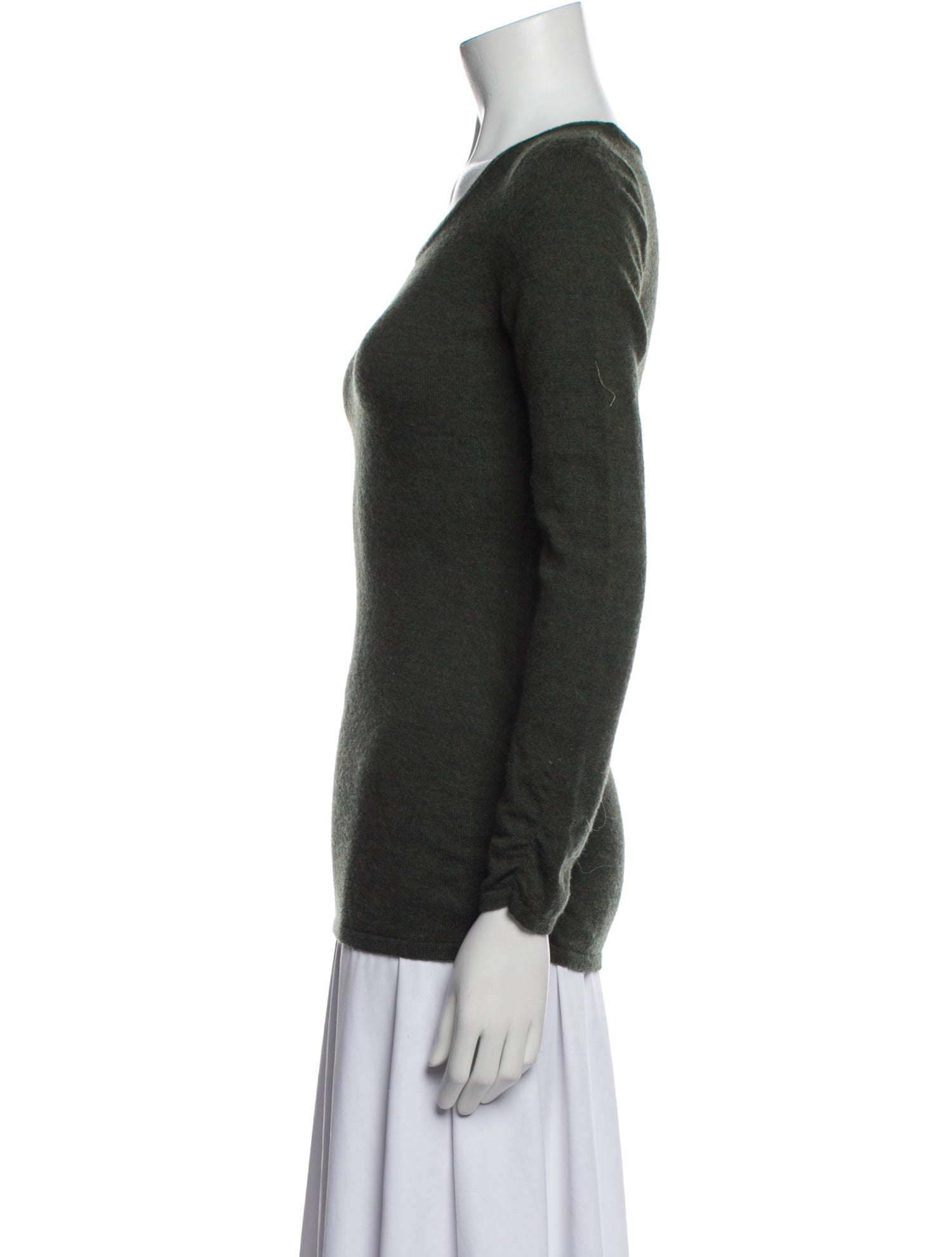 Cynthia Rowley Merino Wool Scoop Neck Sweater