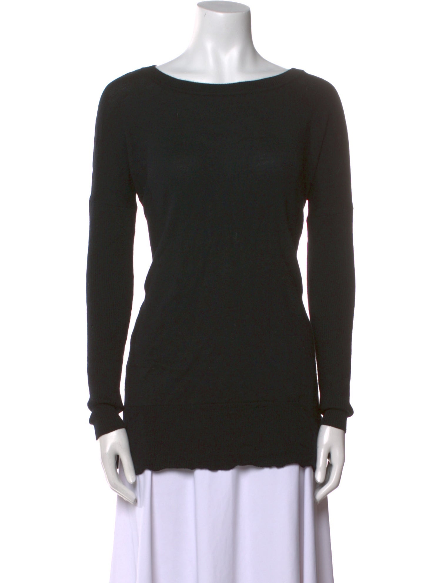 Cynthia Rowley Merino Wool Scoop Neck Sweater