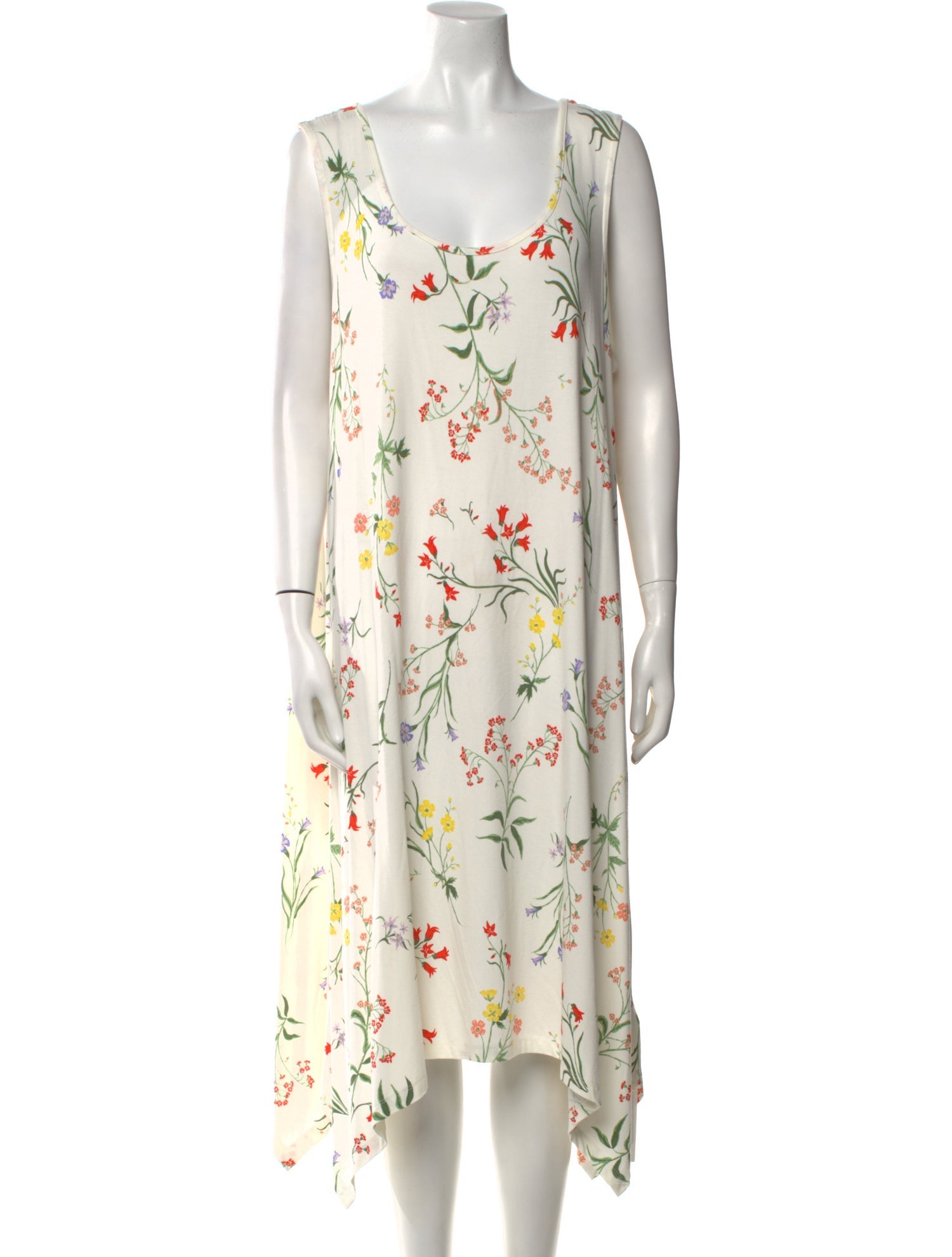 Cynthia Rowley Floral Print Midi Length Dress