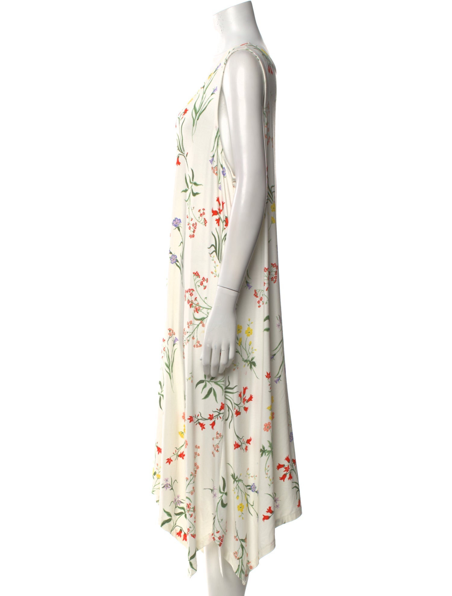 Cynthia Rowley Floral Print Midi Length Dress