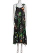Cynthia Rowley Floral Print Long Dress
