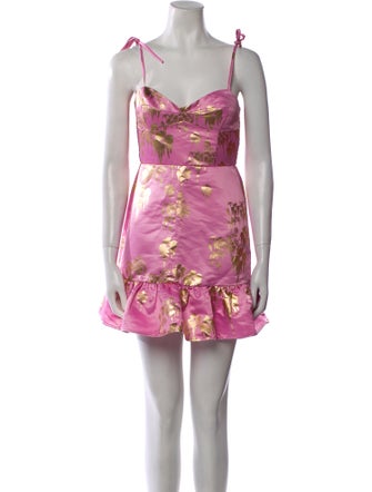 Cynthia Rowley Floral Print Mini Dress