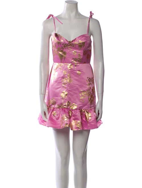 Cynthia Rowley Floral Print Mini Dress