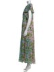 Cynthia Rowley Floral Print Long Dress