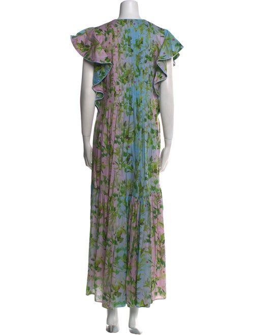 Cynthia Rowley Floral Print Long Dress
