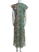 Cynthia Rowley Floral Print Long Dress