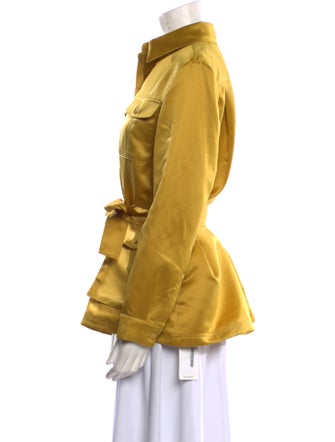 Cynthia Rowley Long Sleeve Button-Up Top