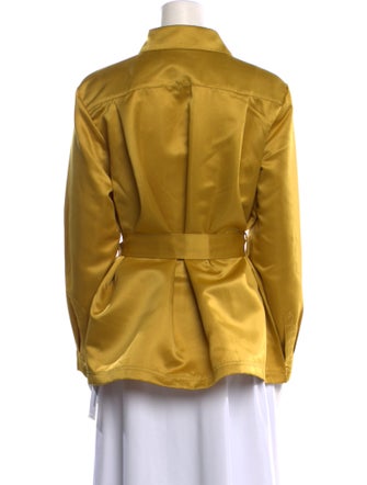 Cynthia Rowley Long Sleeve Button-Up Top