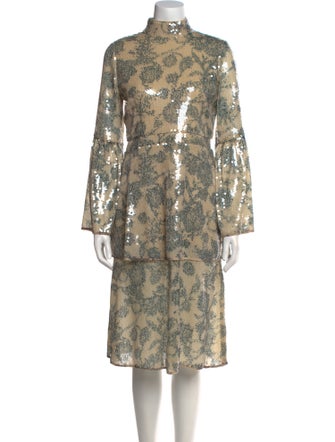 Cynthia Rowley Sequin Midi Length Dress