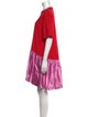 Cynthia Rowley Crew Neck Knee-Length Dress