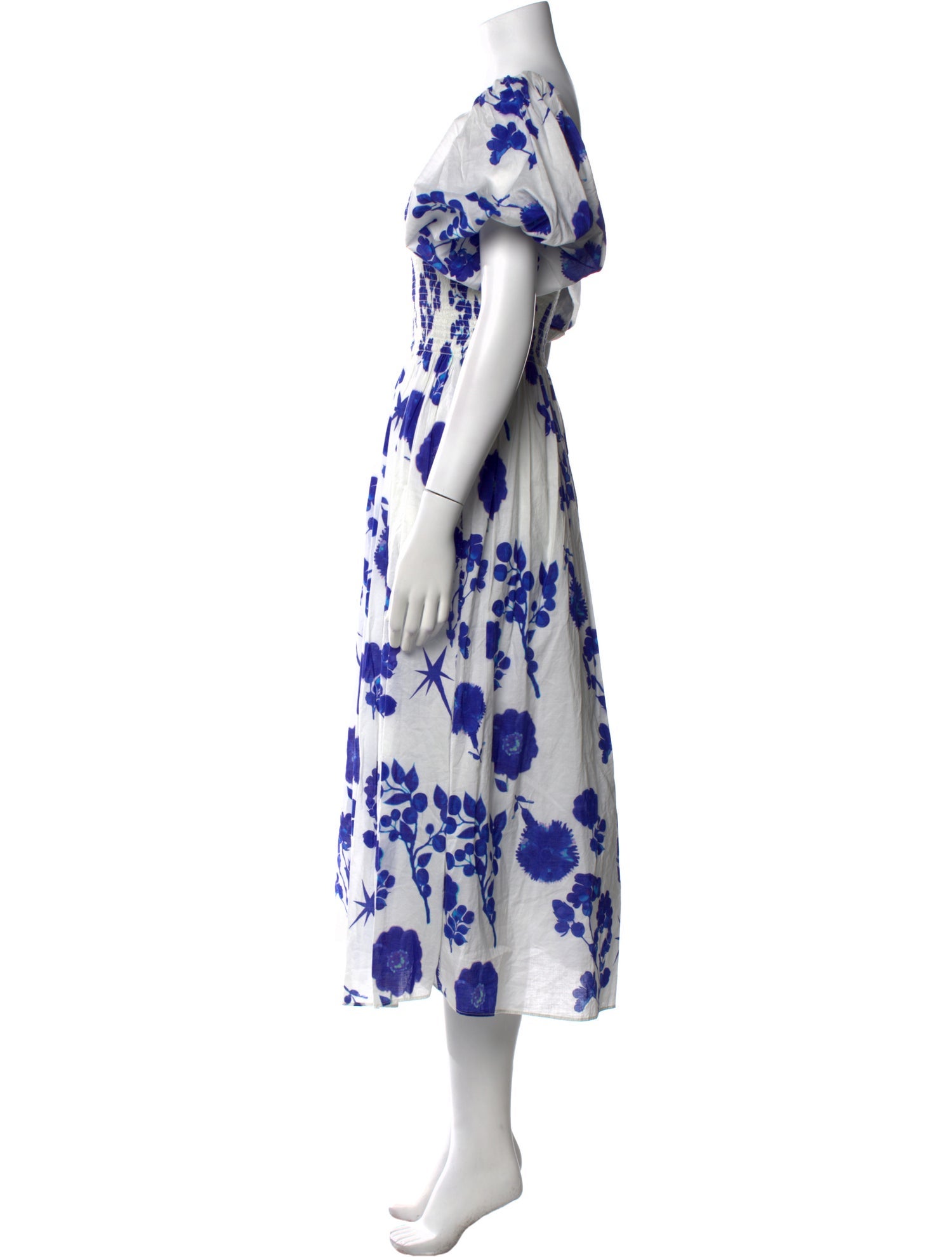 Cynthia Rowley Floral Print Midi Length Dress