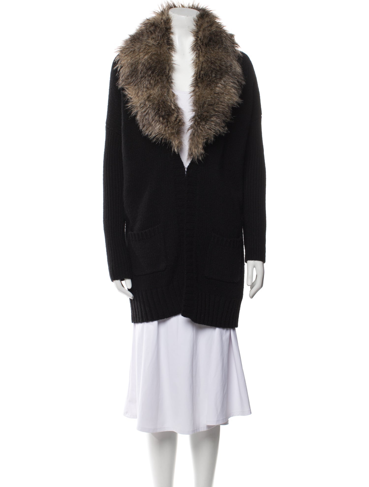 Cynthia Rowley Lambswool Printed Sweater