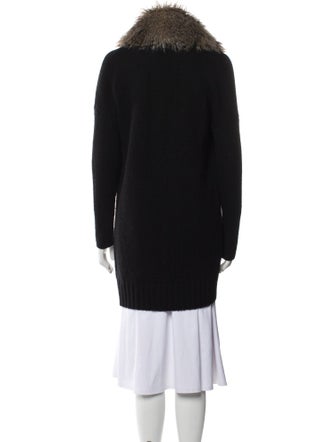 Cynthia Rowley Lambswool Printed Sweater