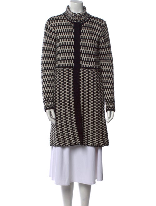 Cynthia Rowley Lambswool Printed Sweater
