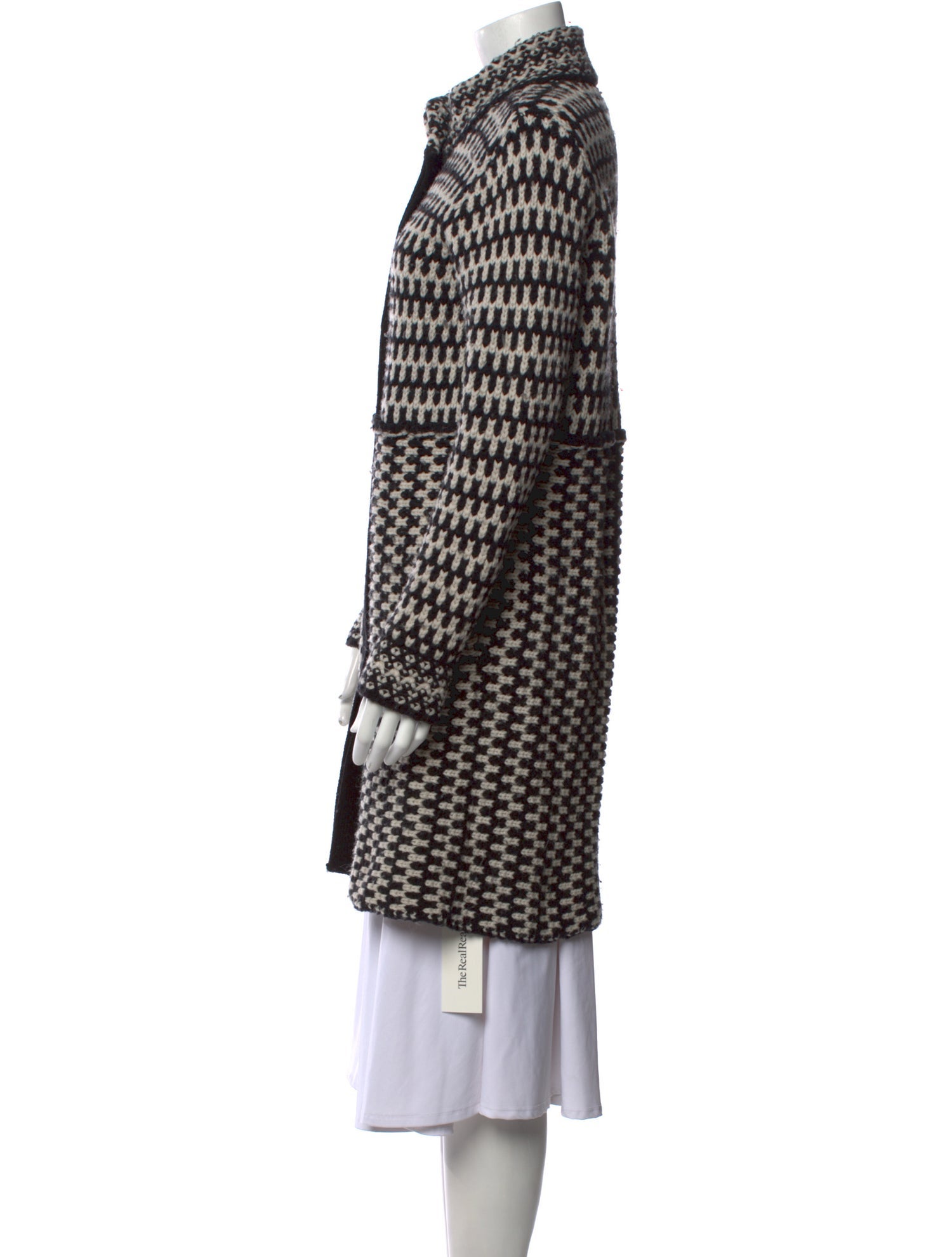 Cynthia Rowley Lambswool Printed Sweater