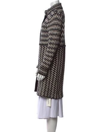 Cynthia Rowley Lambswool Printed Sweater