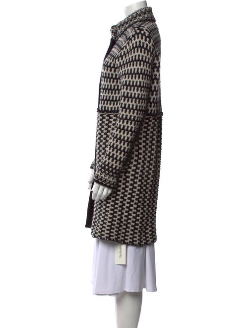 Cynthia Rowley Lambswool Printed Sweater