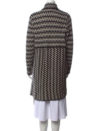 Cynthia Rowley Lambswool Printed Sweater